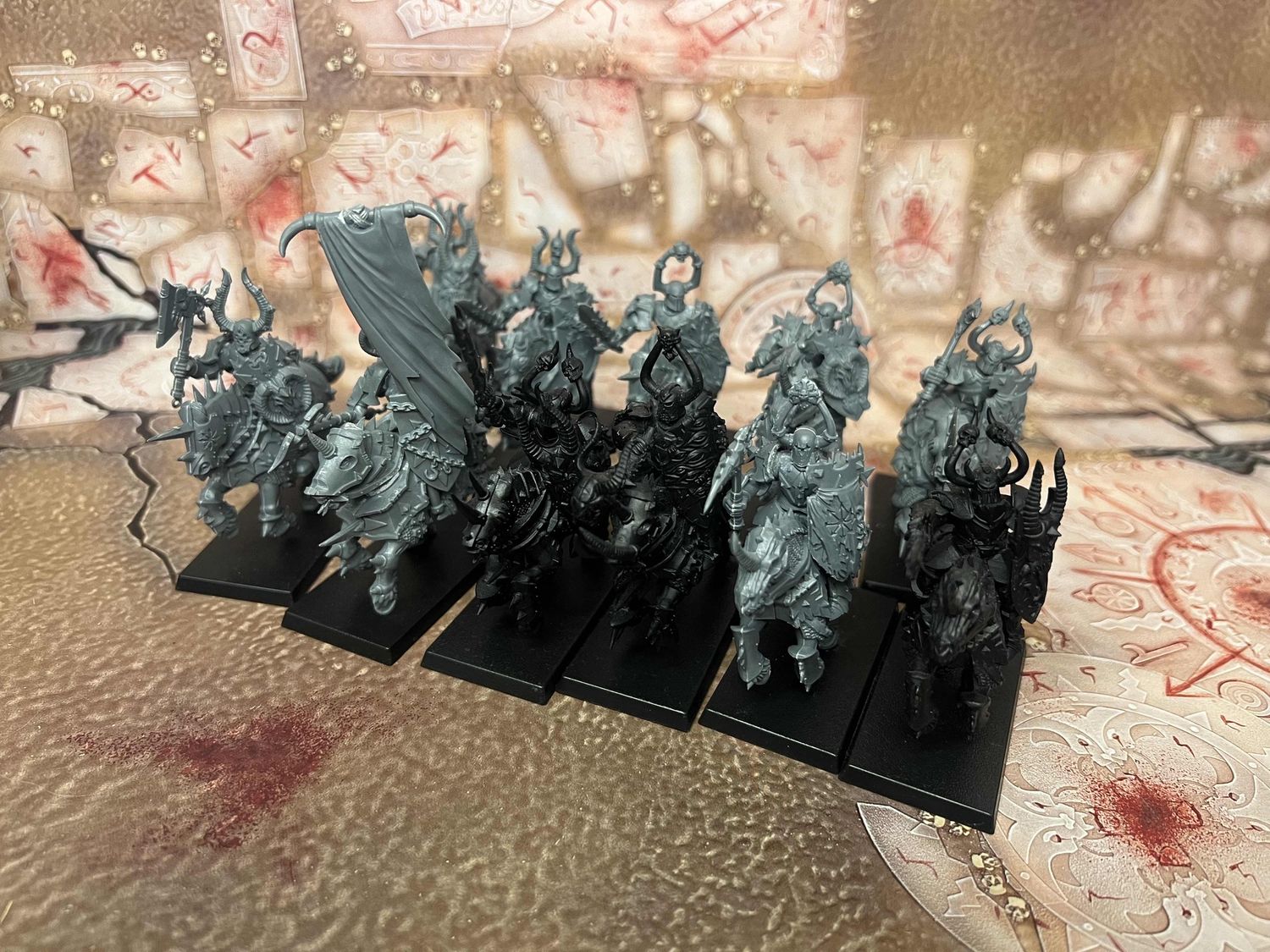 Warriors of chaos:  Chaos Knights (old plastics), Name: x11