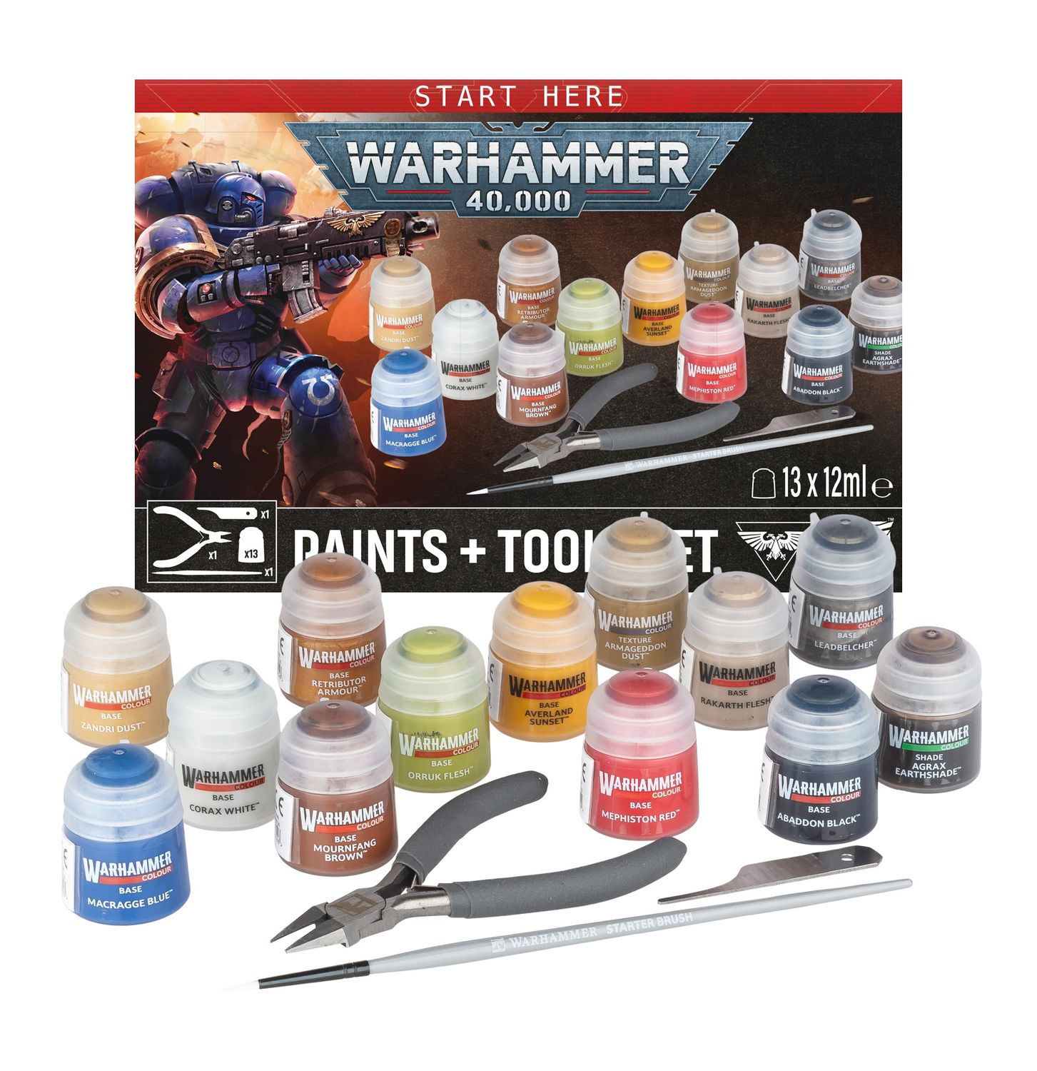 WARHAMMER 40K PAINTS + TOOLS