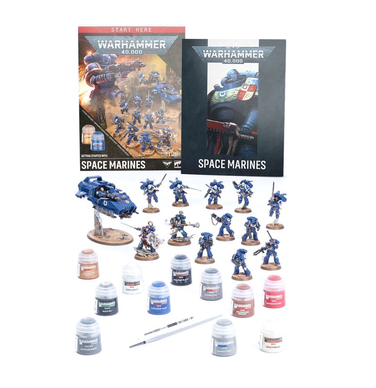 WARHAMMER 40K: GETTING STARTED WITH SPACE MARINES (Pre-Order 25/07/2026)