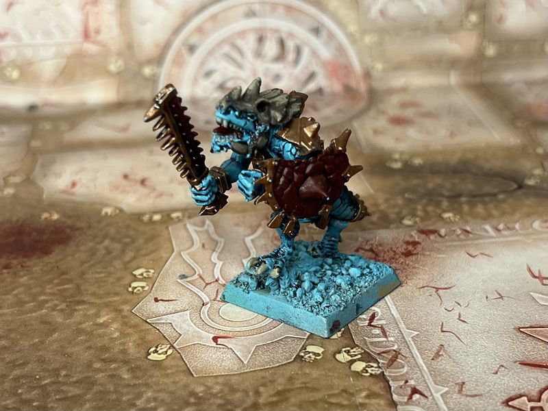 Lizardmen: Temple Guard Champion (Metal, 2010)