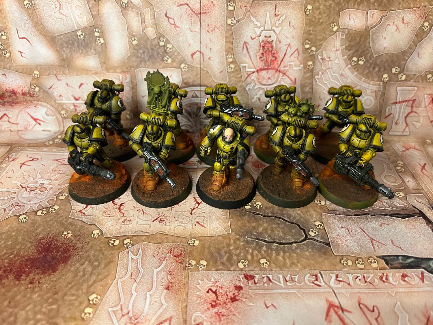 Horus Heresy: Veteran Squad W/ Disintegration weapons