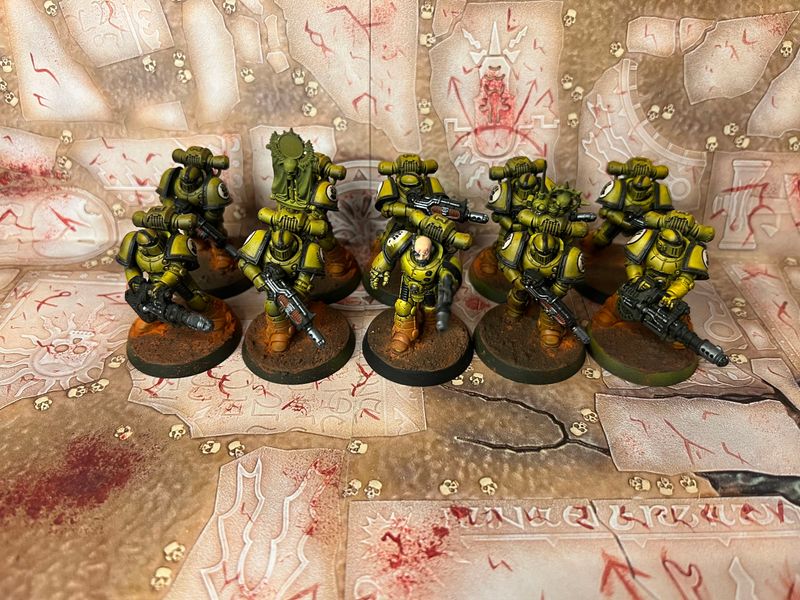 Horus Heresy: Veteran Squad W/ Disintegration weapons