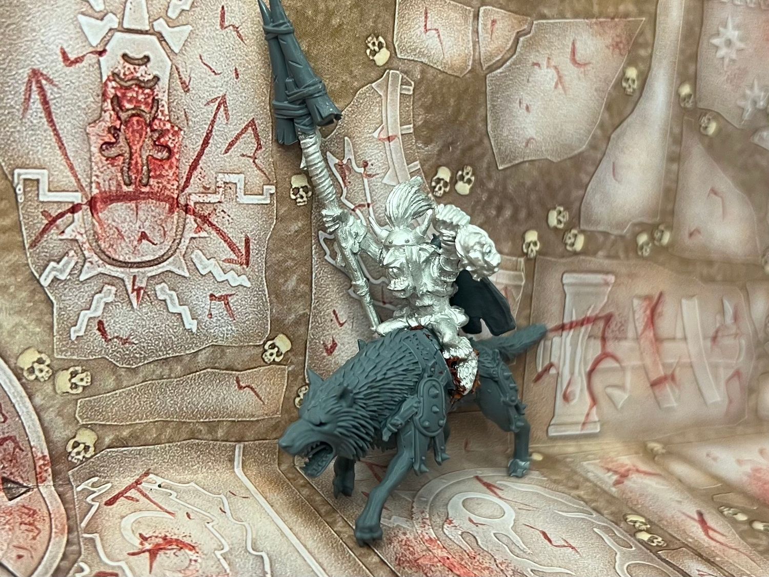 Orcs and Goblins: Wolf Rider Boss (converted), Name: With Spear