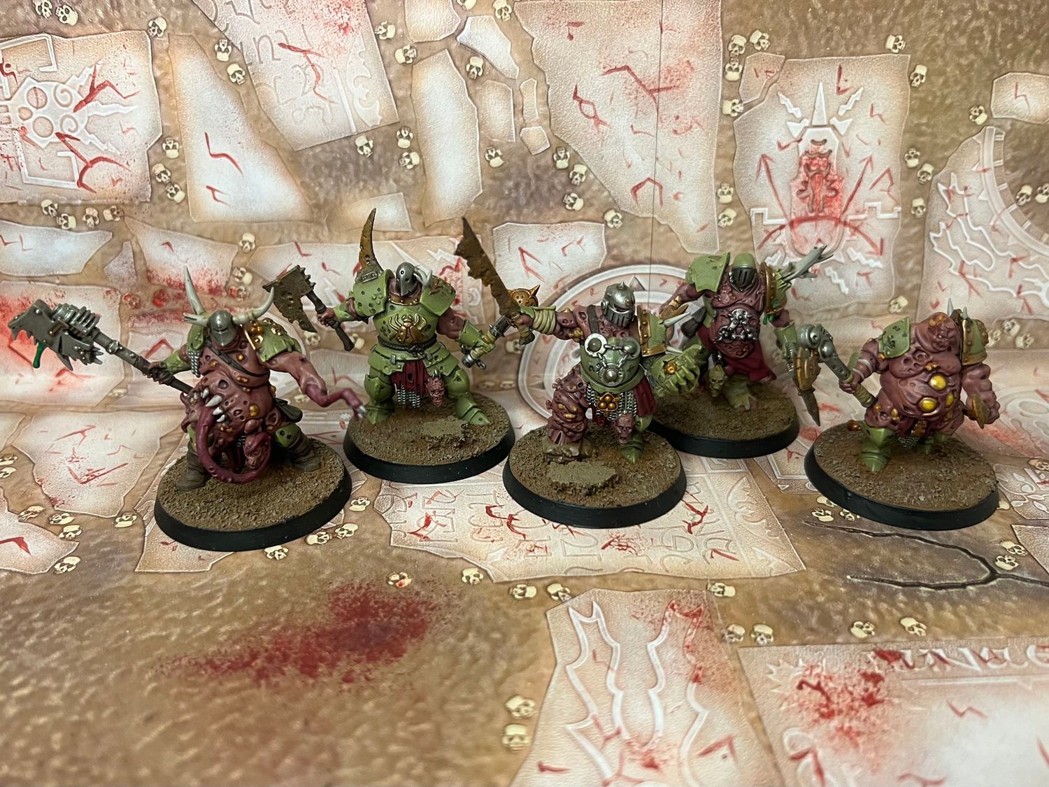 Maggotkin of Nurgle - Putrid Blightkings (old)