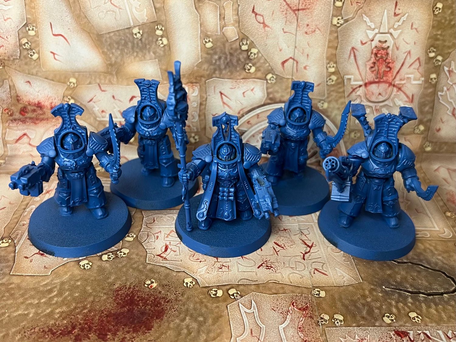 Thousand Sons - Scarab Occult Terminators, Name: x5 W/ Scarab Sorceror