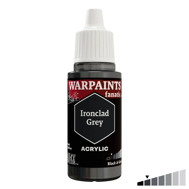 Warpaints Fanatic: Ironclade Grey - John Blanche Masterclass - 18ml