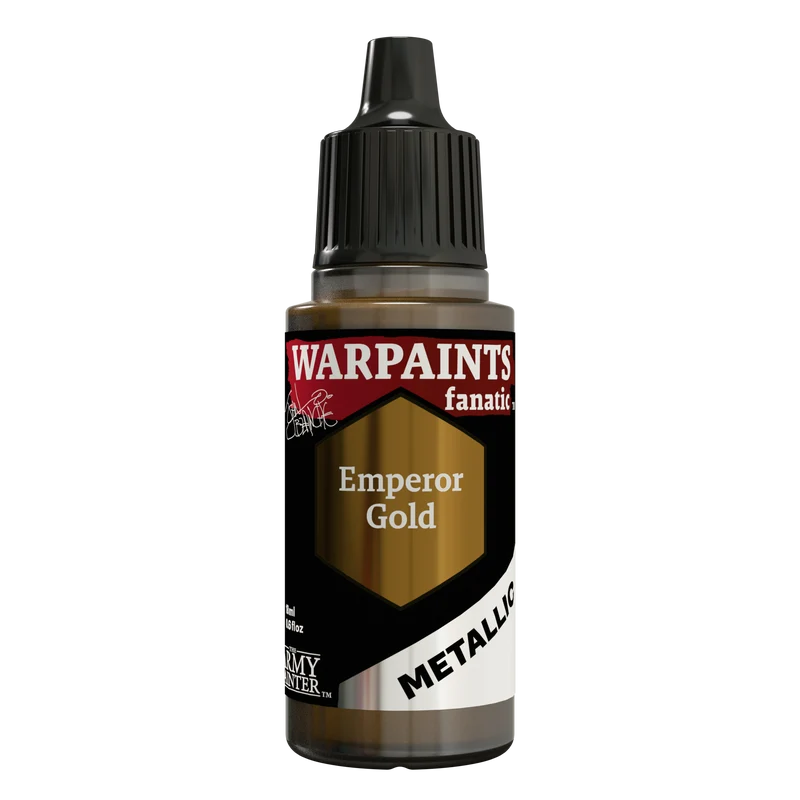 Warpaints Fanatic Metallic: Emperor Gold - John Blanche Masterclass - 18ml