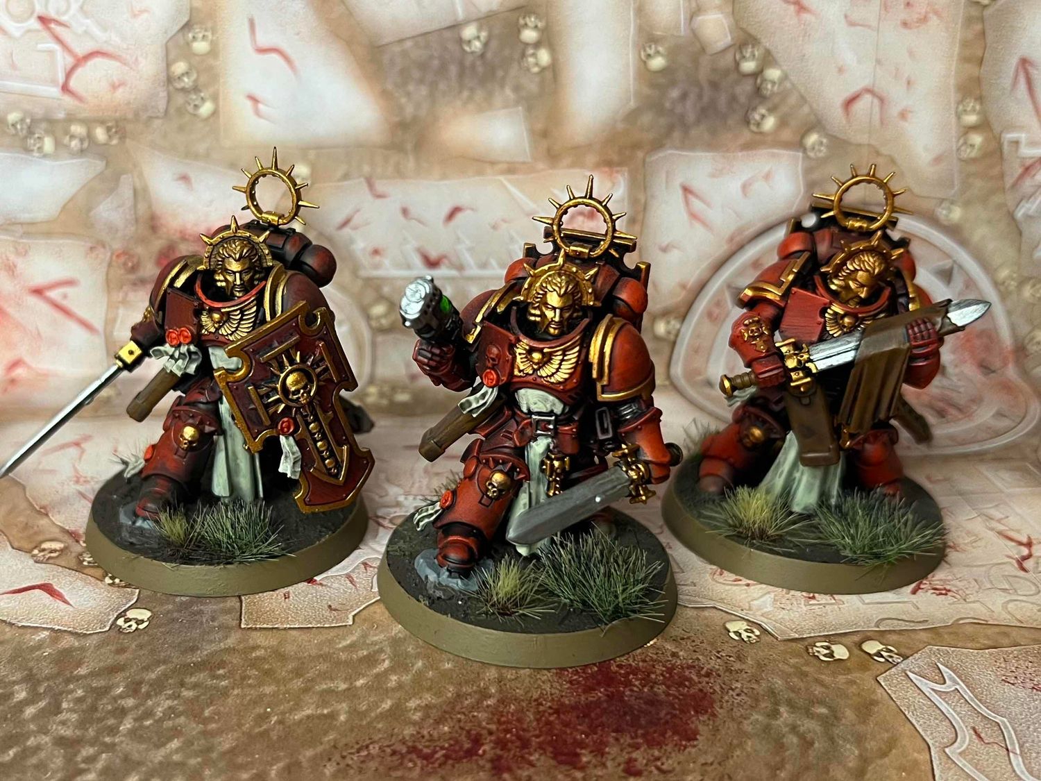 Blood Angels: Bladeguard Veterans, Name: Squad 1