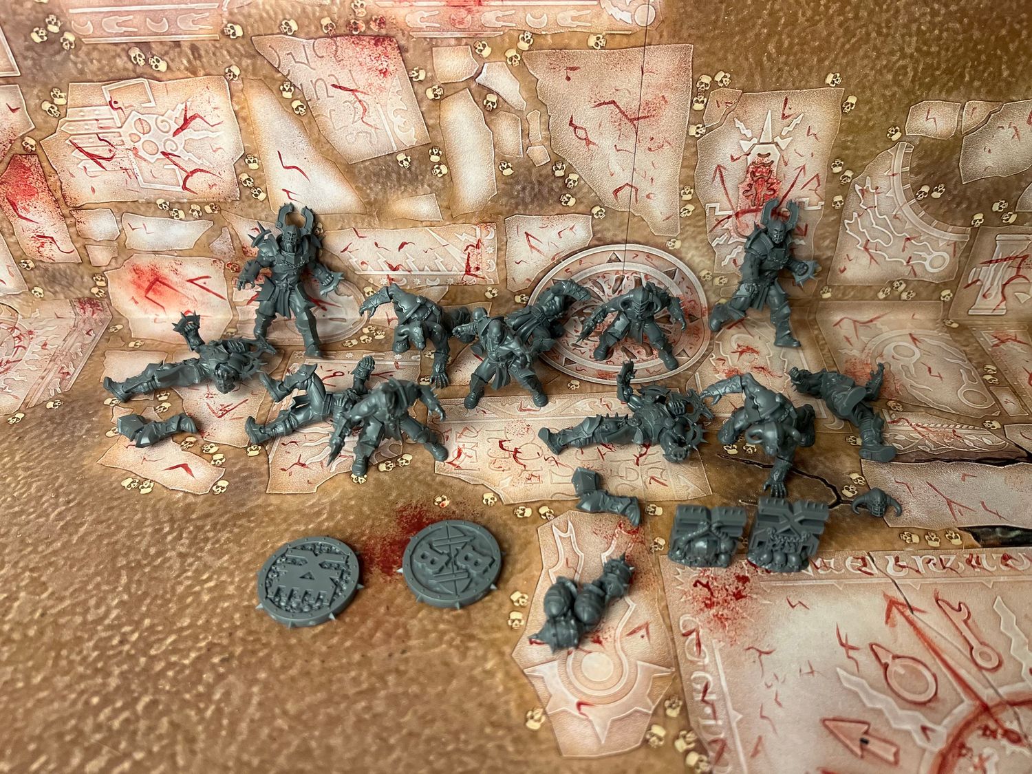 Blood Bowl: Khorne team (skull tribe slaughterers)