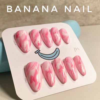 Pink Marble Almond