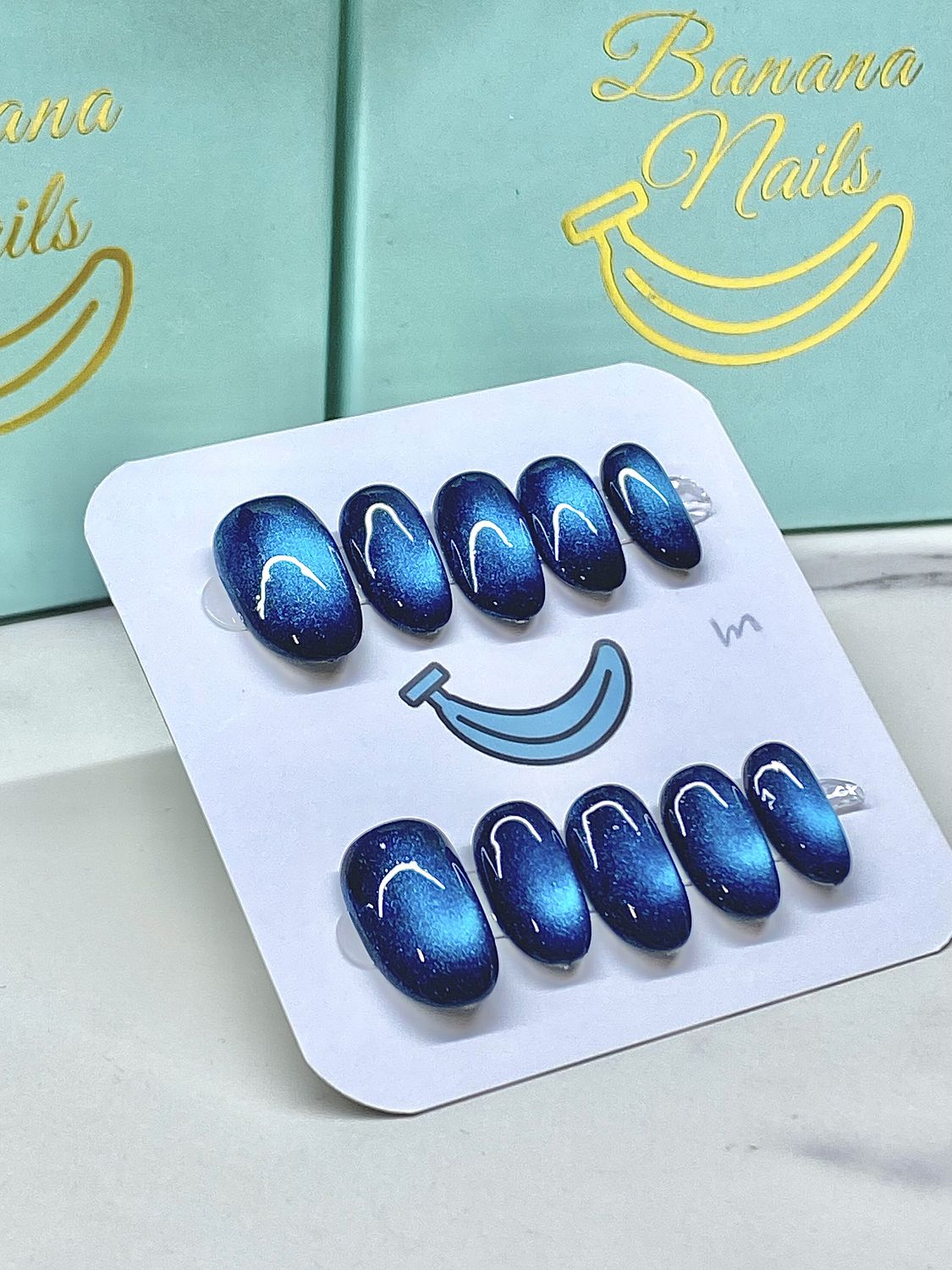 Dark Blue Squoval
