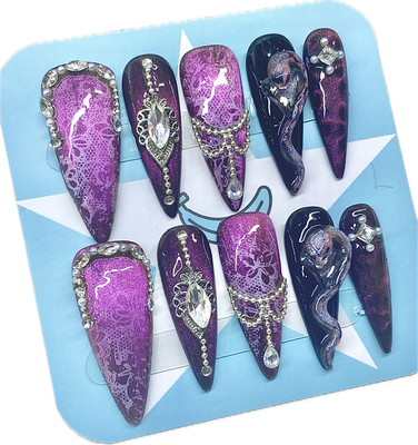 Purple Gothic Almond