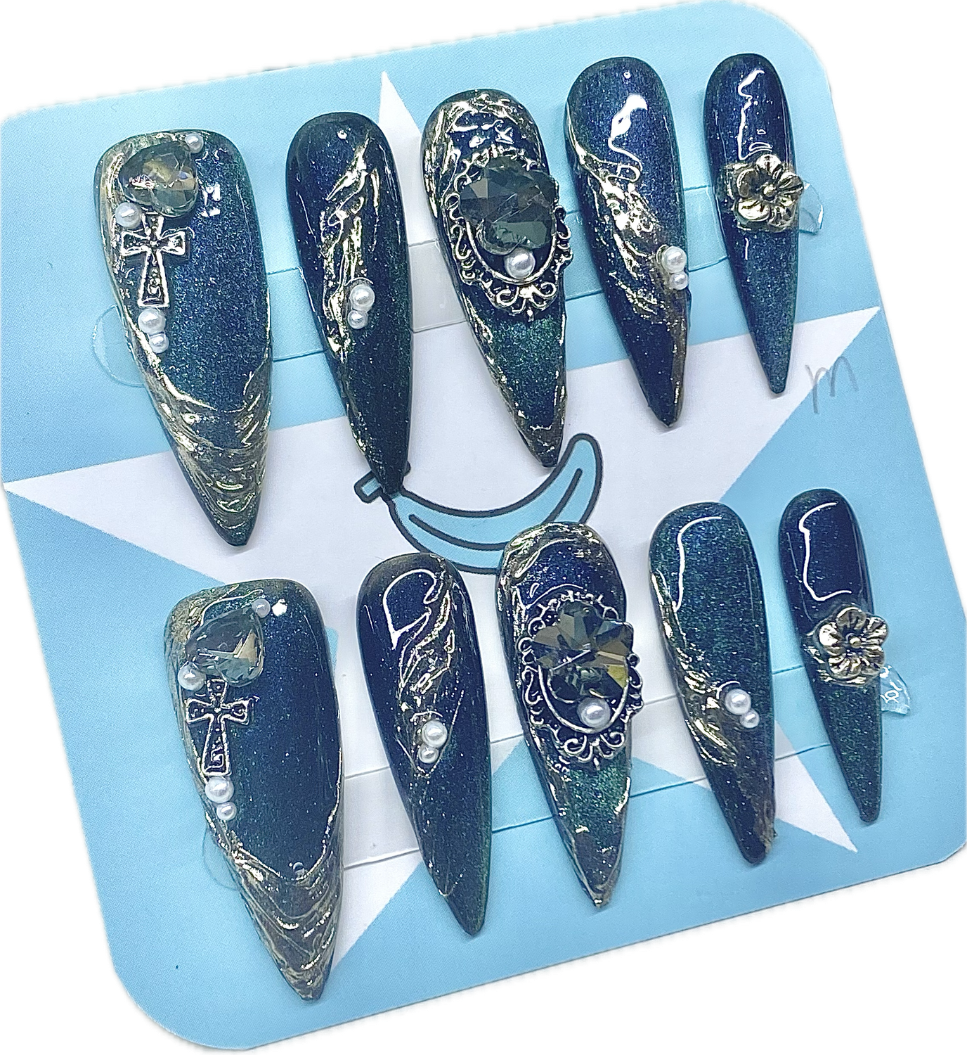 Blue Gothic Almond