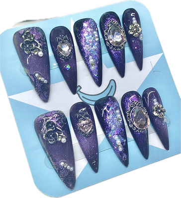 Purple Gothic Almond