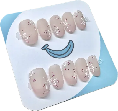 Natural Floral Oval