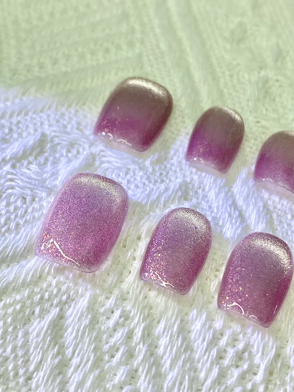 Pinky Cat Eye Squoval