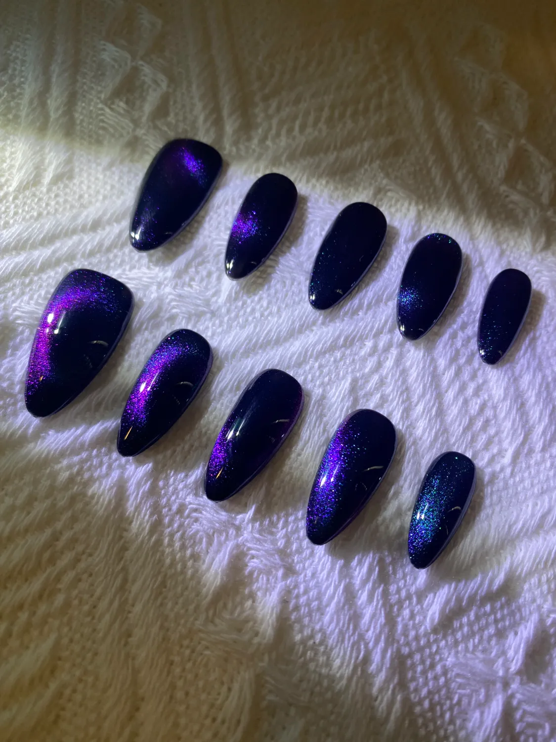 Black and Aurora Almond