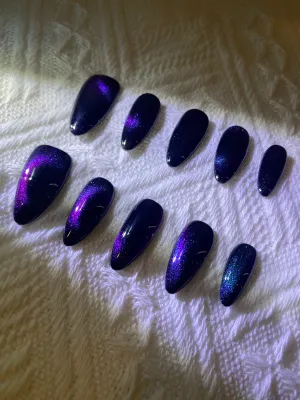 Black and Aurora Almond