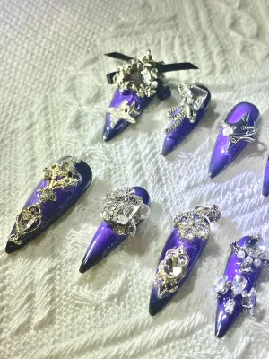 Purple Diamond Stiletto