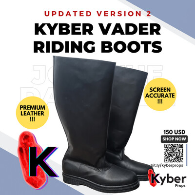 Kyber Vader Riding Boots