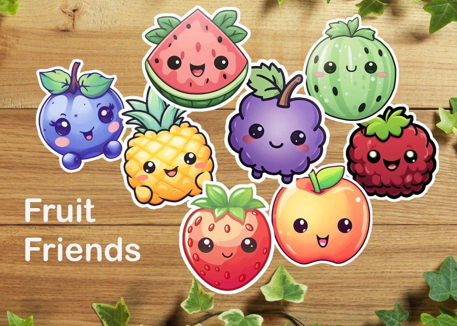 Fruit Friends Stickers