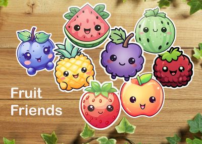 Fruit Friends Stickers