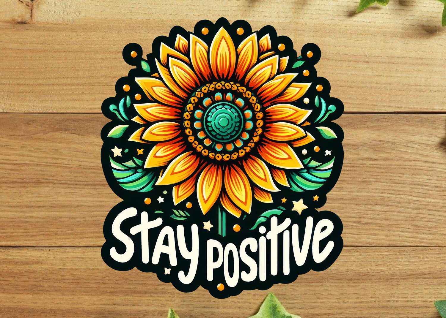 Stay Positive Sunflower