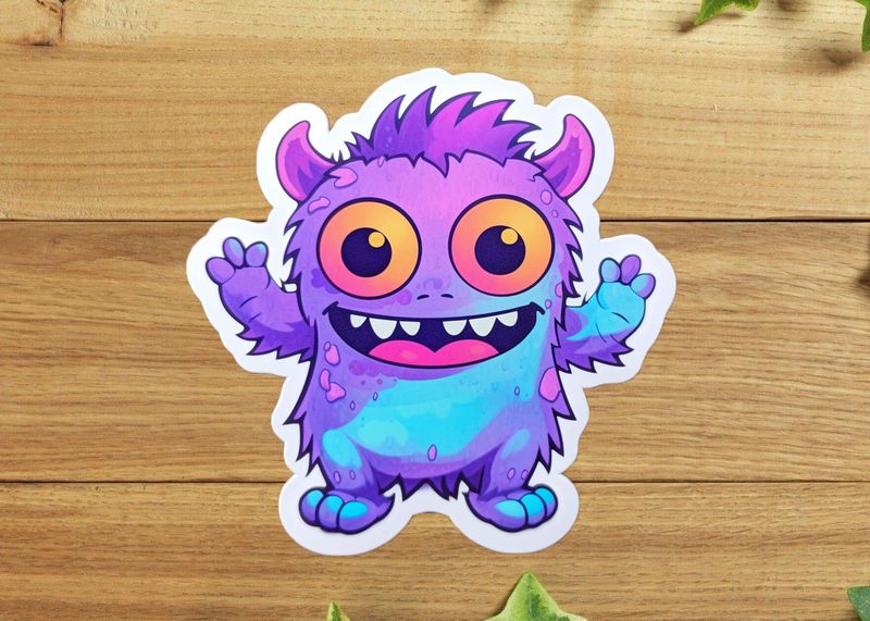 Cute Monster Sticker