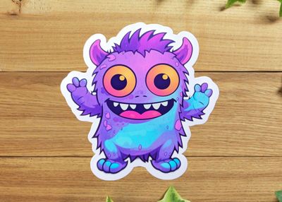 Cute Monster Sticker