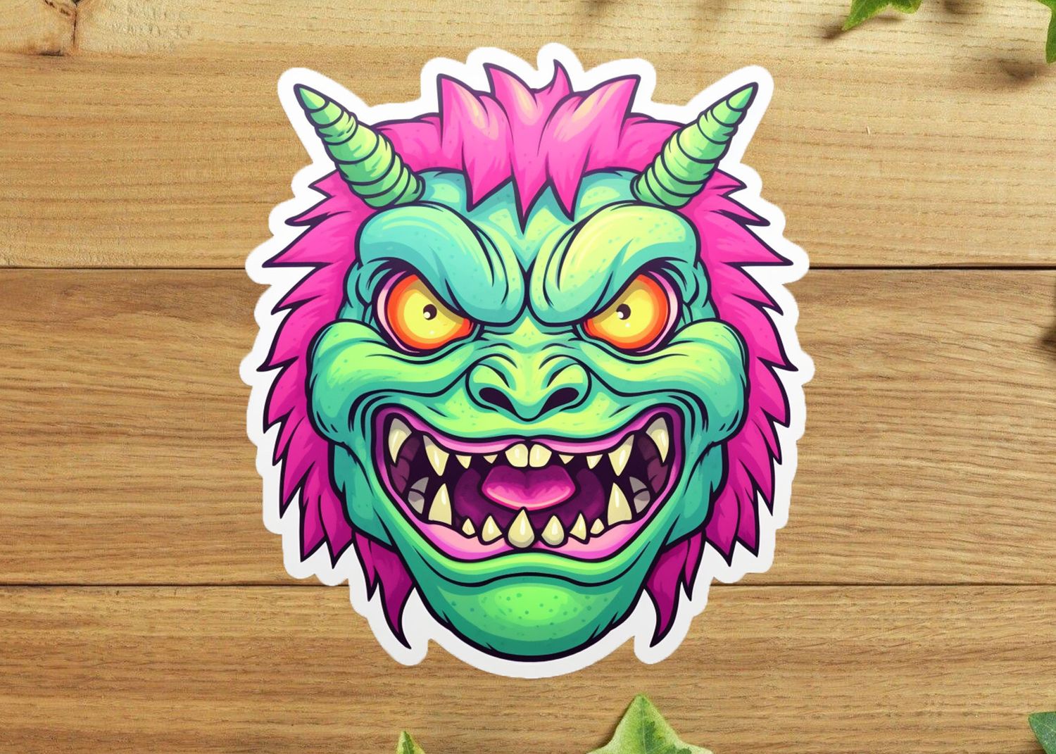 Green and Pink Monster