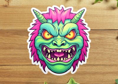 Green and Pink Monster