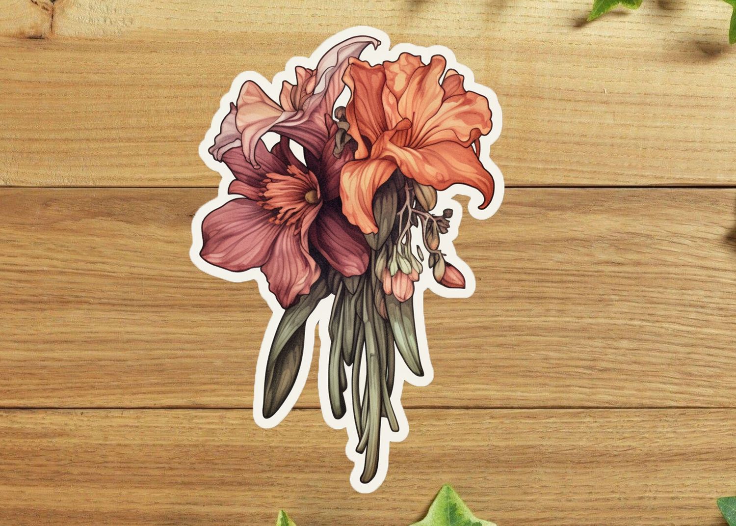 Wilting Lillies Sticker