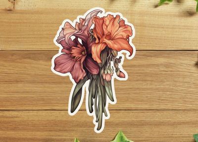 Wilting Lillies Sticker