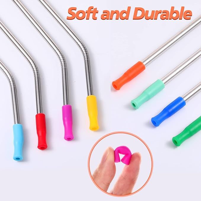 6mm Silicone Straw Tips
