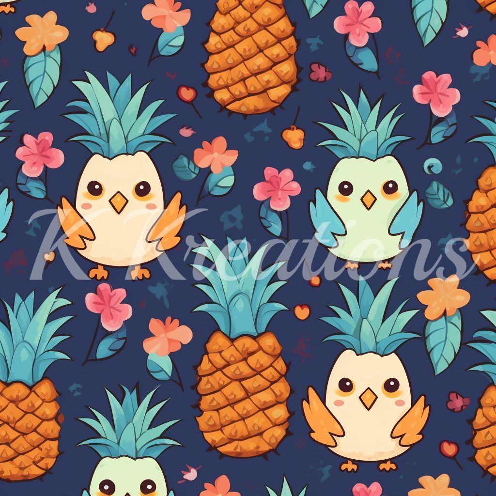Parrots and Pineapples