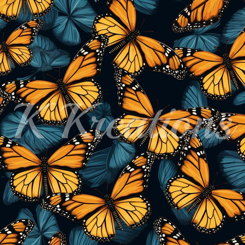 Black Monarch Butterfly