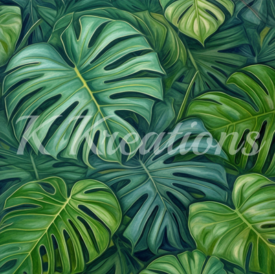 Large Tropical leaves