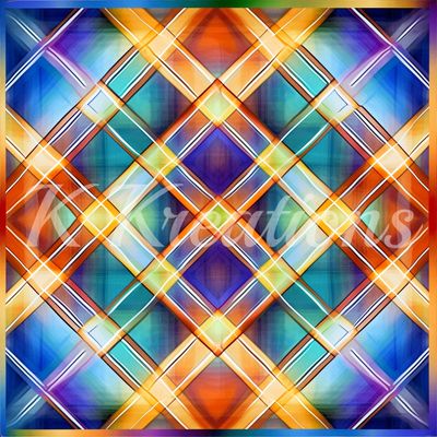 Colorful Diamond Plaid