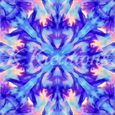Blue Tie Dye