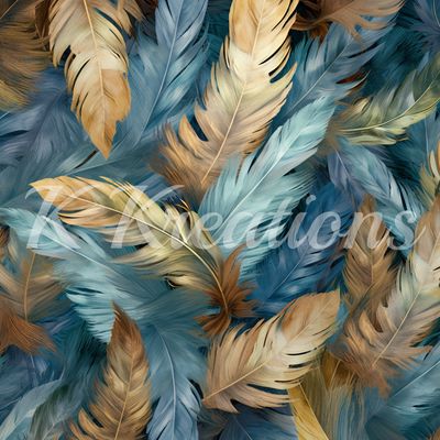 Blue Feathers
