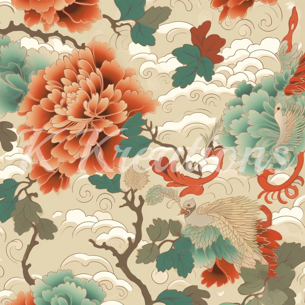 Japanese Style Peony