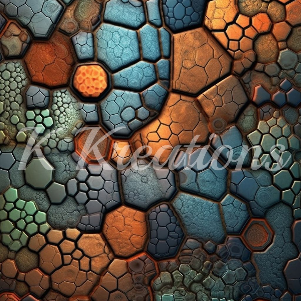 metallic scale abstract