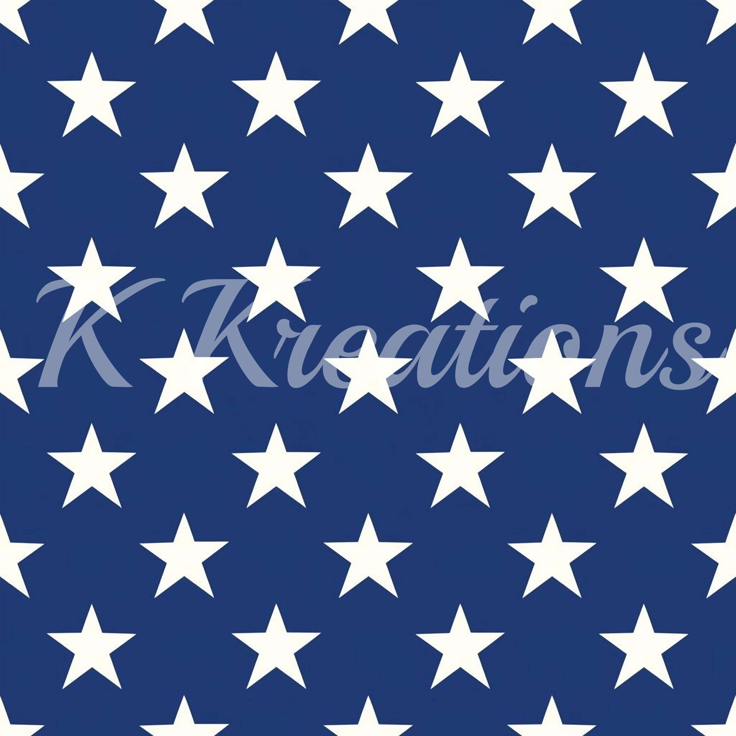 Blue and White Stars