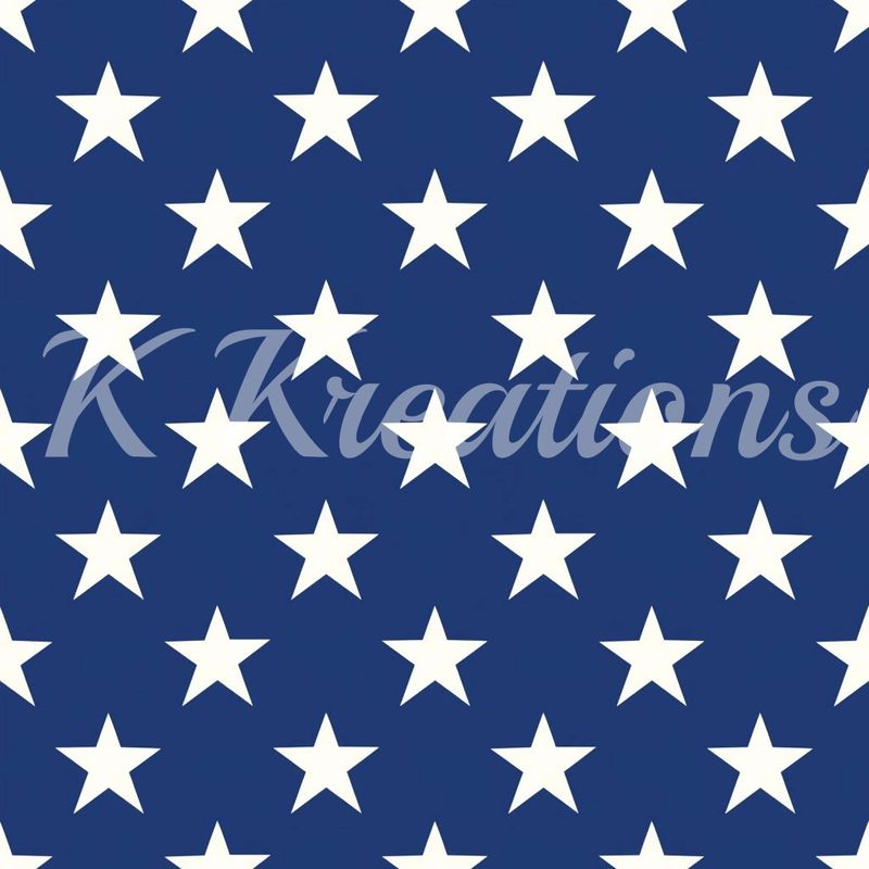 Blue and White Stars