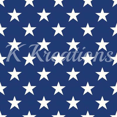 Blue and White Stars
