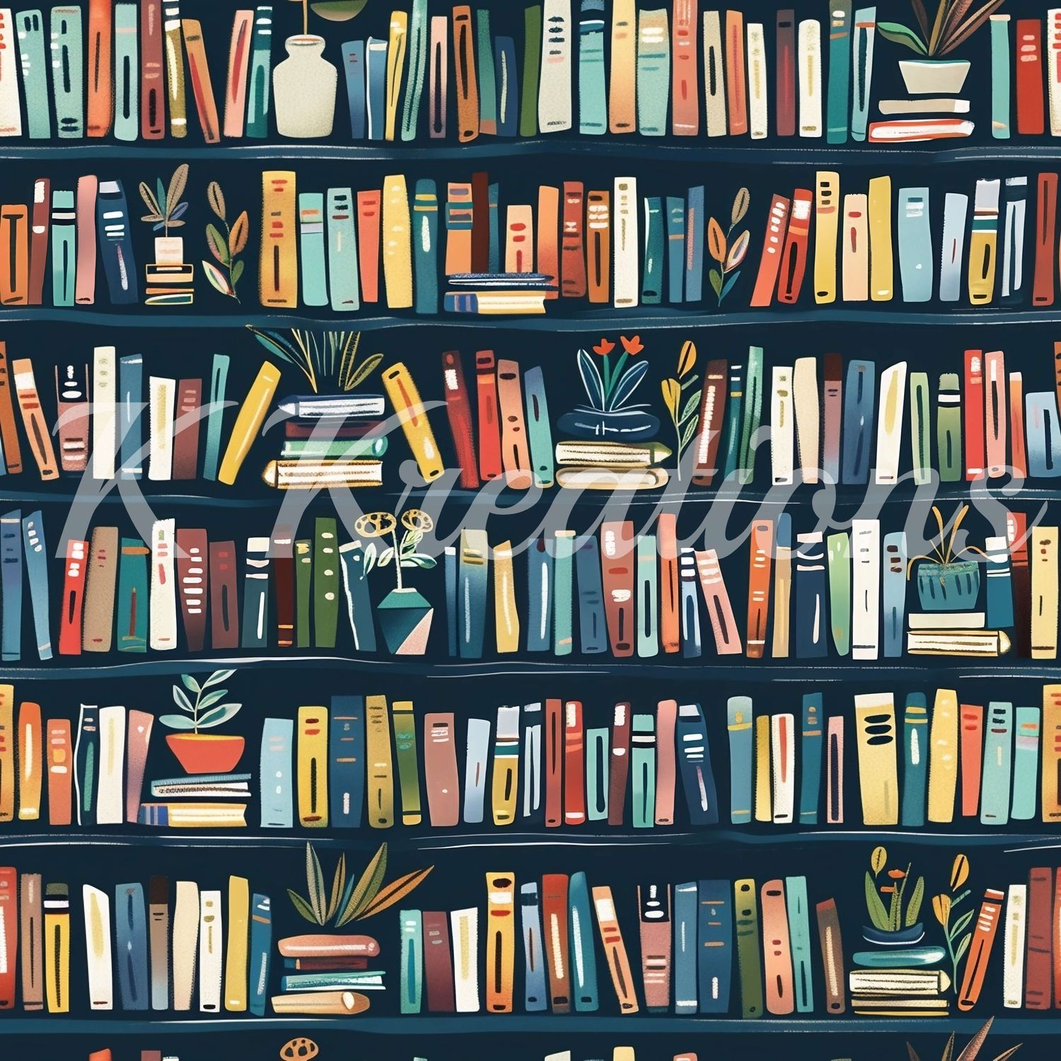Books and Flowers