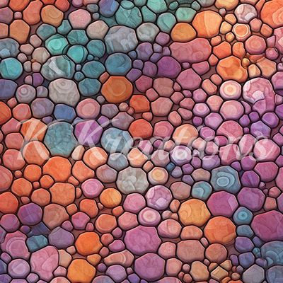 Colorful Pebble Texture
