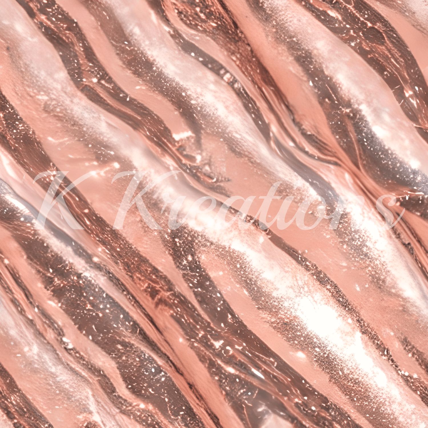 Shimmer Rose Gold Marble