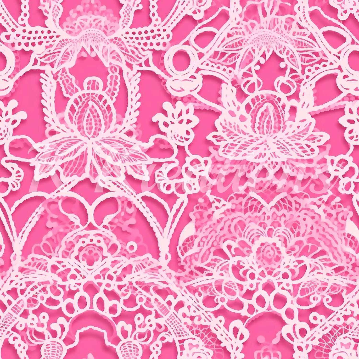 Pink and White Lace