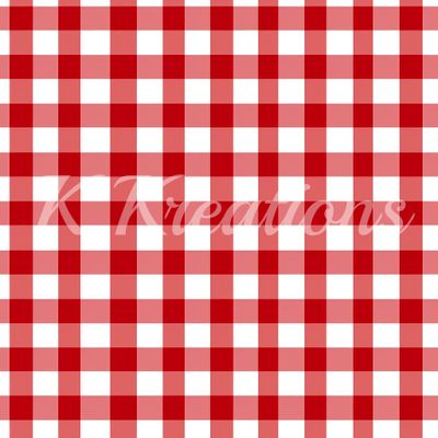 Red and White Plaid